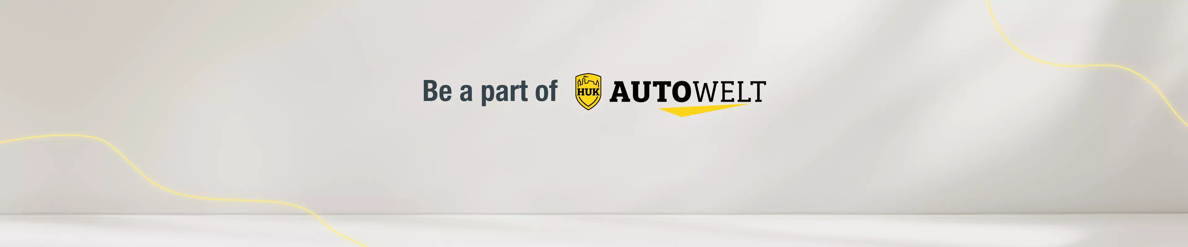 Die Grafik eröffnet die Karriereseite der HUK-Autowelt.