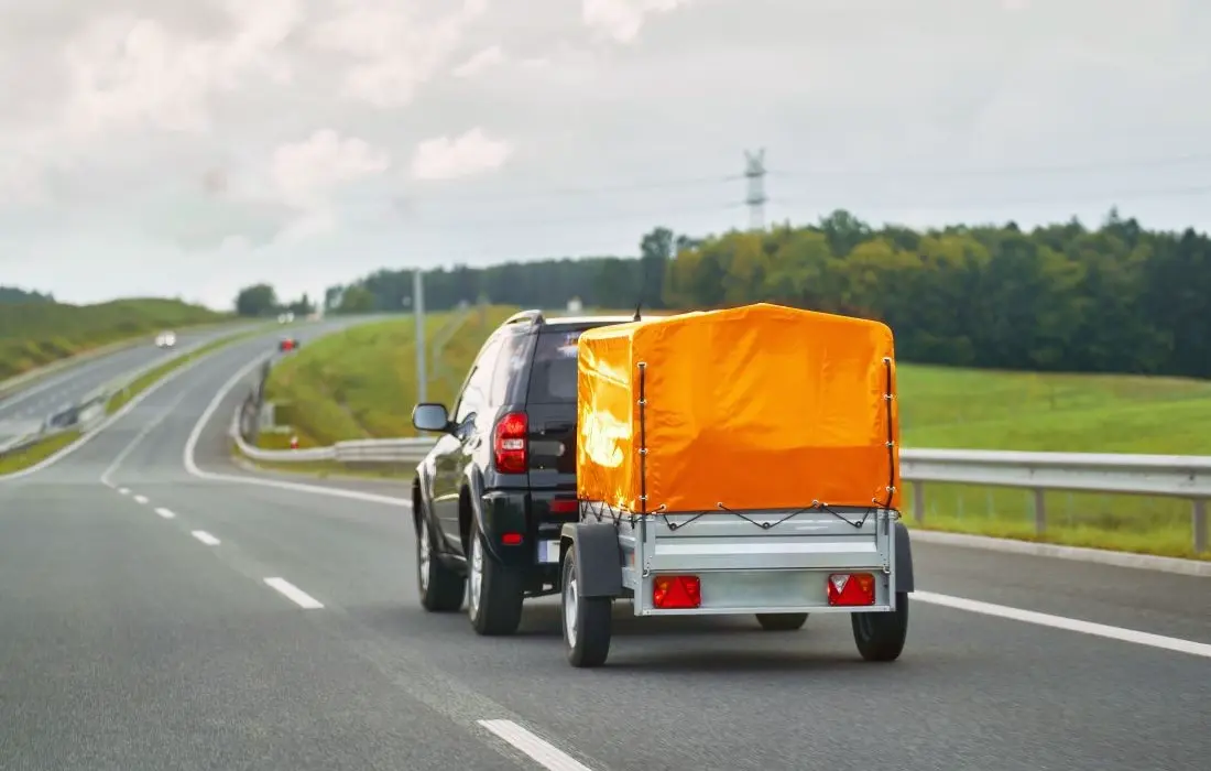 Fahren im Winter mit Anhänger 