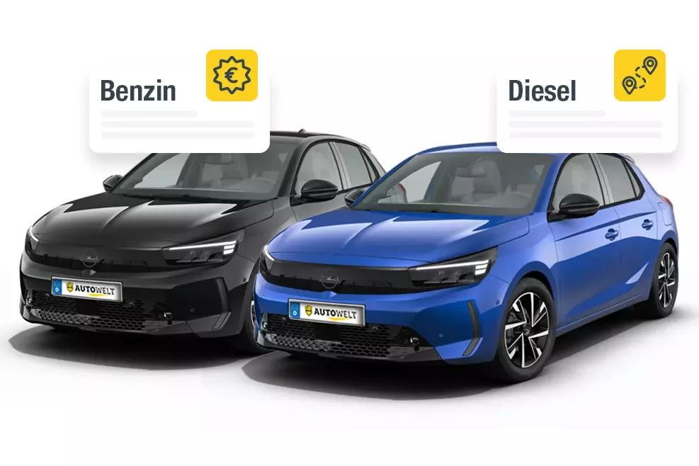 Information zu der Frage: Diesel oder Benziner? 